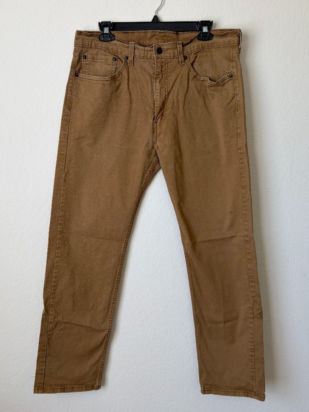 Levi’s 505 Regular Fit Jeans Men’s 36x32 Brown Straight Leg Denim Pants Cotton
